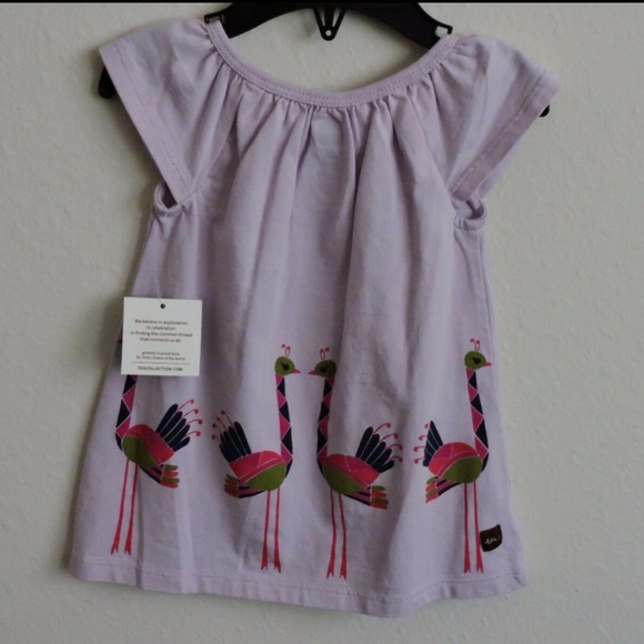Tea Collection Ostriches Baby Dress 3-6 Months - Picture 4 of 6